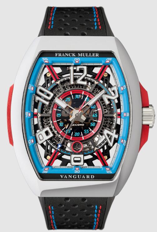 Best FRANCK MULLER VANGUARD RACING SKELETON V45SCDTSQTRCGJ ACER Replica Watch